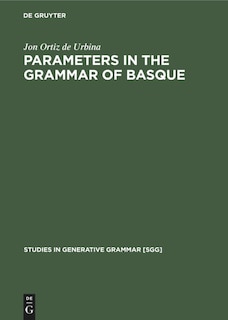 Couverture_Parameters in the grammar of Basque