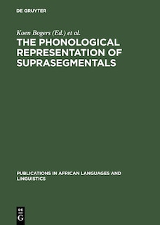 Front cover_The Phonological Representation of Suprasegmentals