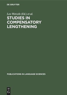 Front cover_Studies In Compensatory Lengthening