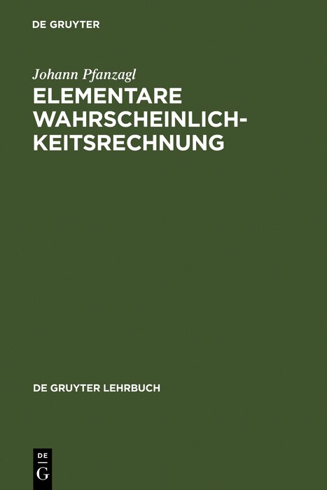 Elementare Wahrscheinlichkeitsrechnung