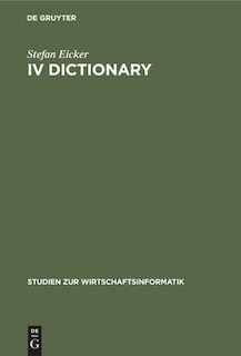 Couverture_IV Dictionary