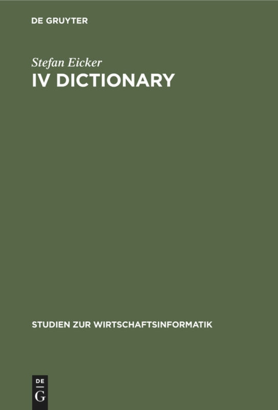 Couverture_IV Dictionary