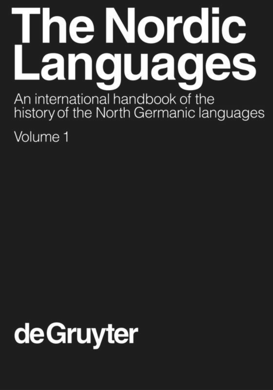 Front cover_The Nordic Languages. Volume 1