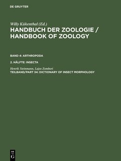Front cover_Dictionary of Insect Morphology