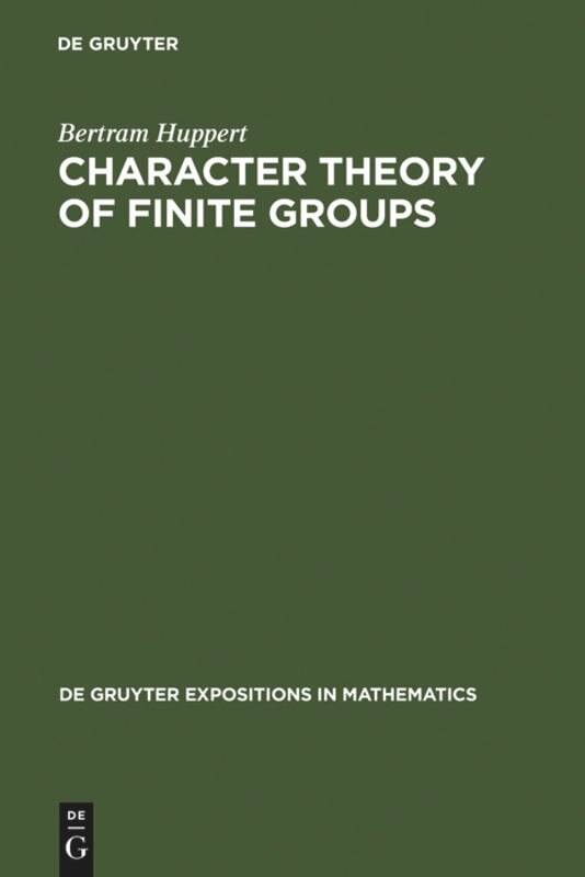 Front cover_Character Theory Of Finite Groups