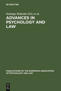 Couverture_Advances in Psychology and Law