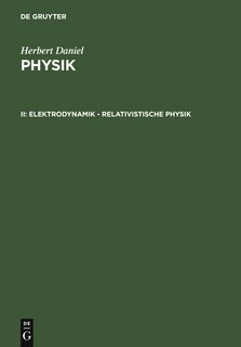 Front cover_Elektrodynamik - relativistische Physik