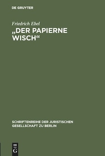 Front cover_Der papierne Wisch