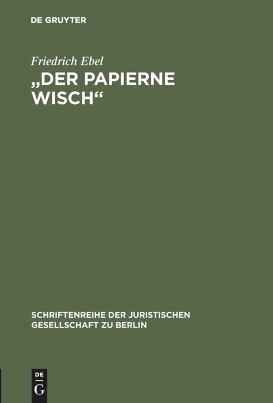 Front cover_Der papierne Wisch