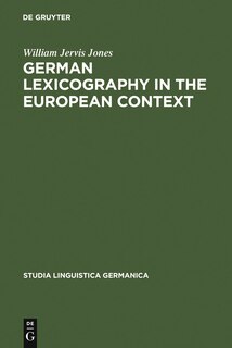 Front cover_German Lexicography in the European Context