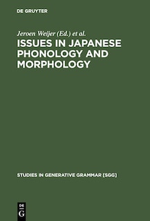 Front cover_Issues in Japanese Phonology and Morphology