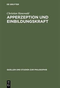 Front cover_Apperzeption und Einbildungskraft