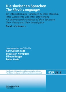 Couverture_Die slavischen Sprachen / The Slavic Languages. Halbband 2