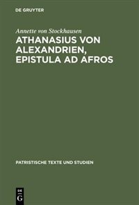 Front cover_Athanasius von Alexandrien, Epistula ad Afros