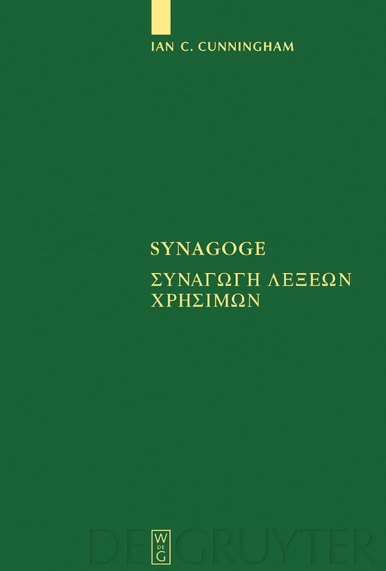 Front cover_Synagoge