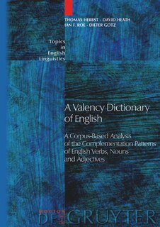Front cover_A Valency Dictionary of English