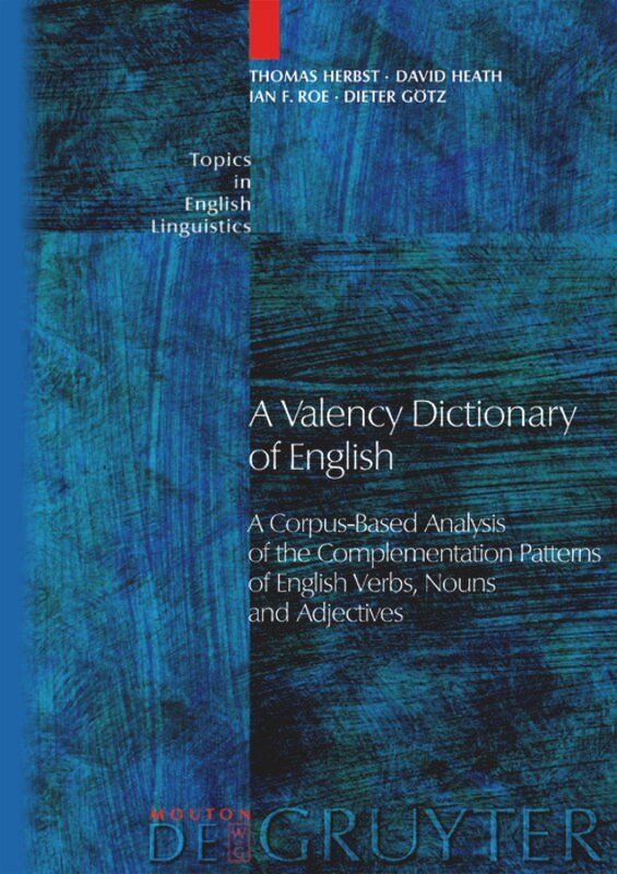 Front cover_A Valency Dictionary of English