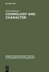 Front cover_Cosmology and Character