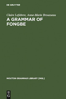 Grammar of Fongbe