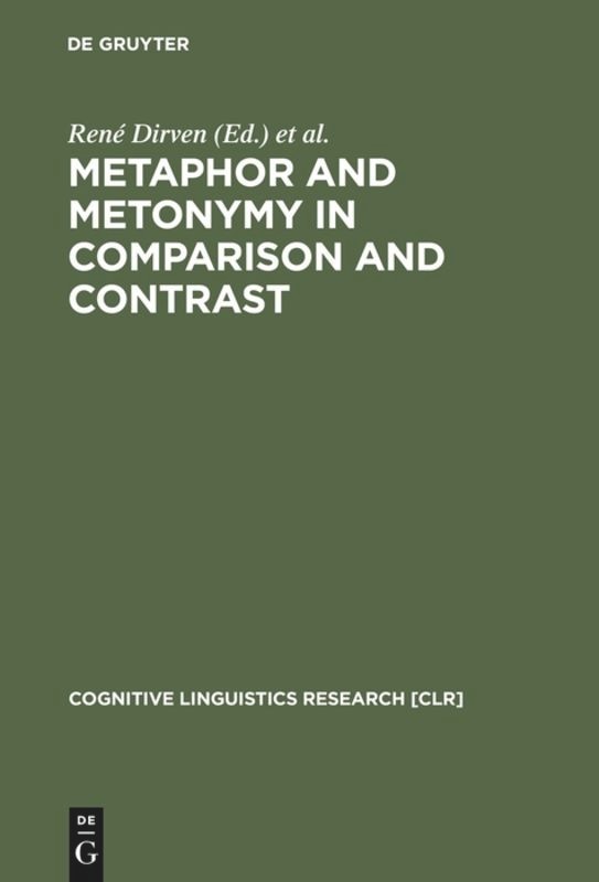 Couverture_Metaphor And Metonymy In Comparison And Contrast