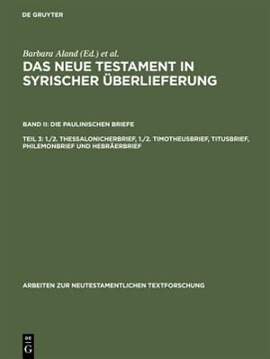 Front cover_1./2. Thessalonicherbrief, 1./2. Timotheusbrief, Titusbrief, Philemonbrief und Hebräerbrief