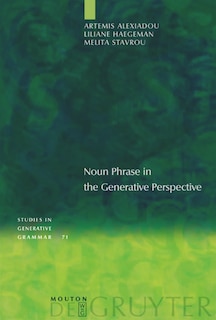 Couverture_Noun Phrase in the Generative Perspective