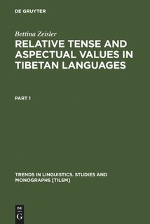 Front cover_Relative Tense and Aspectual Values in Tibetan Languages