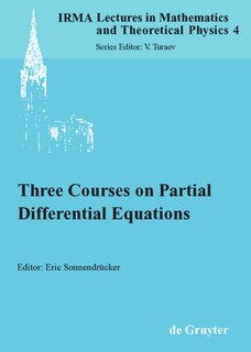 Couverture_Three Courses on Partial Differential Equations