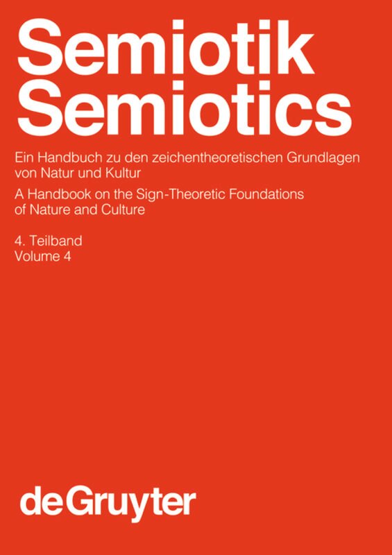 Couverture_Semiotik / Semiotics. 4. Teilband