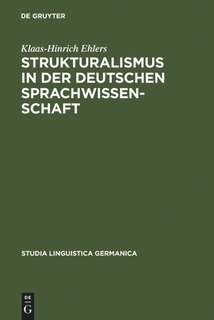 Front cover_Strukturalismus in der deutschen Sprachwissenschaft