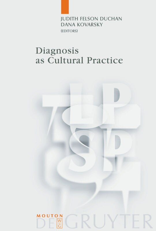Front cover_Diagnosis As Cultural Practice
