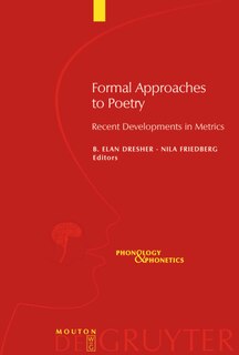 Front cover_Formal Approaches to Poetry