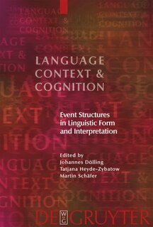 Front cover_Event Structures in Linguistic Form and Interpretation