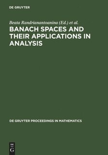Couverture_Banach Spaces and their Applications in Analysis