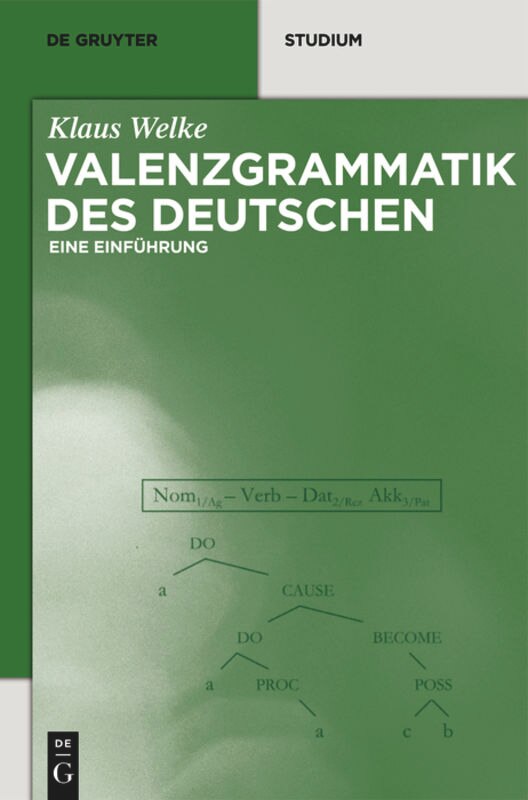 Front cover_Valenzgrammatik des Deutschen