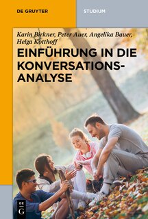 Front cover_Einführung in Die Konversationsanalyse