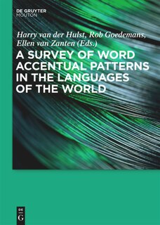 Couverture_A Survey of Word Accentual Patterns in the Languages of the World