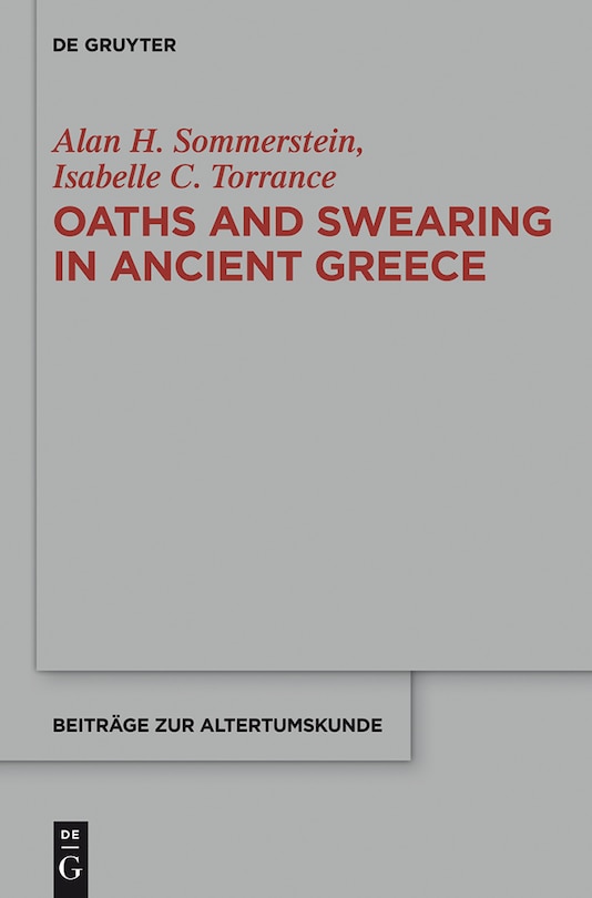 Couverture_Oaths and Swearing in Ancient Greece