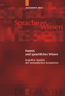 Front cover_Frames und sprachliches Wissen