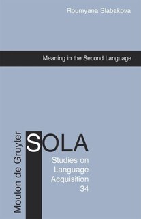 Front cover_Meaning in the Second Language