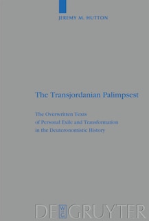 Front cover_The Transjordanian Palimpsest
