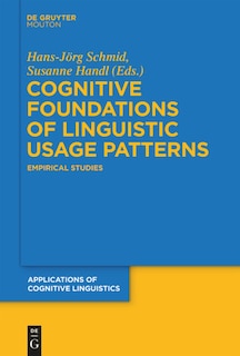 Front cover_Cognitive Foundations of Linguistic Usage Patterns