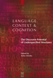 Couverture_The Discourse Potential of Underspecified Structures