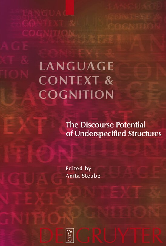 Couverture_The Discourse Potential of Underspecified Structures