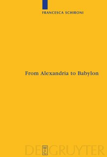Couverture_From Alexandria to Babylon
