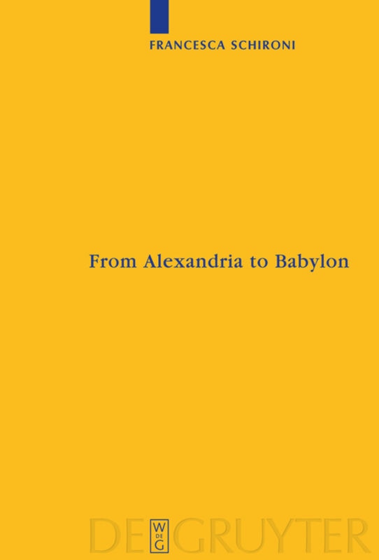 Couverture_From Alexandria to Babylon