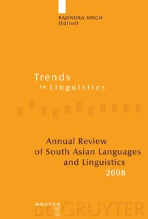 Front cover_Annual Review of South Asian Languages and Linguistics