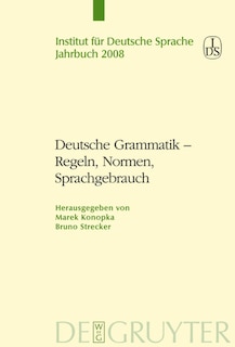 Couverture_Deutsche Grammatik - Regeln, Normen, Sprachgebrauch