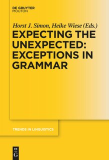 Couverture_Expecting the Unexpected: Exceptions in Grammar