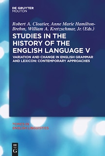 Couverture_Studies in the History of the English Language V